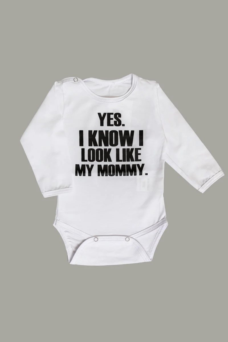 "I look like my mommy" Body weiß