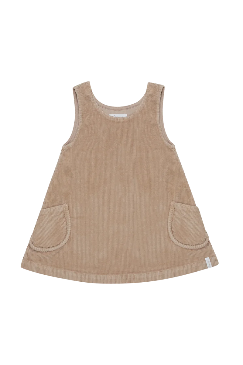 Cordkleid mit Taschen 'dusty rose'