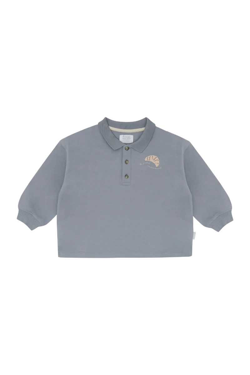Oversized Polo-Sweatshirt 'Crossaints'