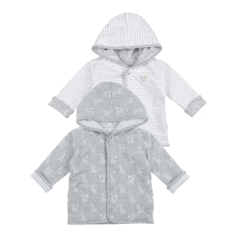 feetje Wendejacke mit Kapuze Giraffen Ringel