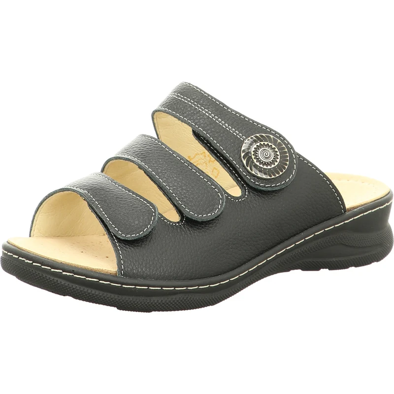 Fidelio Pantolette Ortho+ schwarz