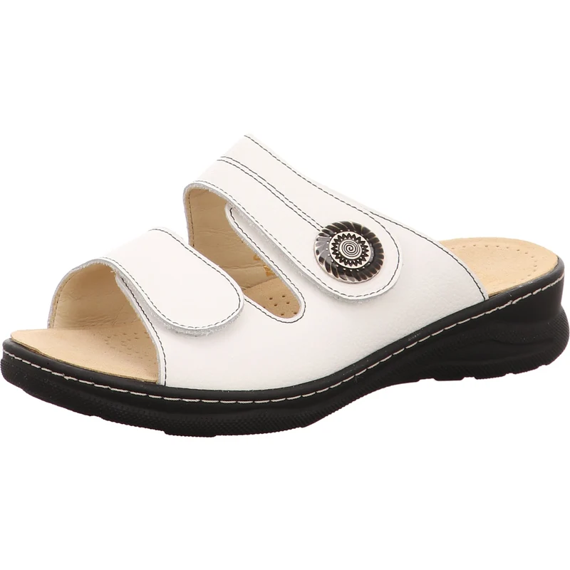 Fidelio Pantolette Ortho+ weiß