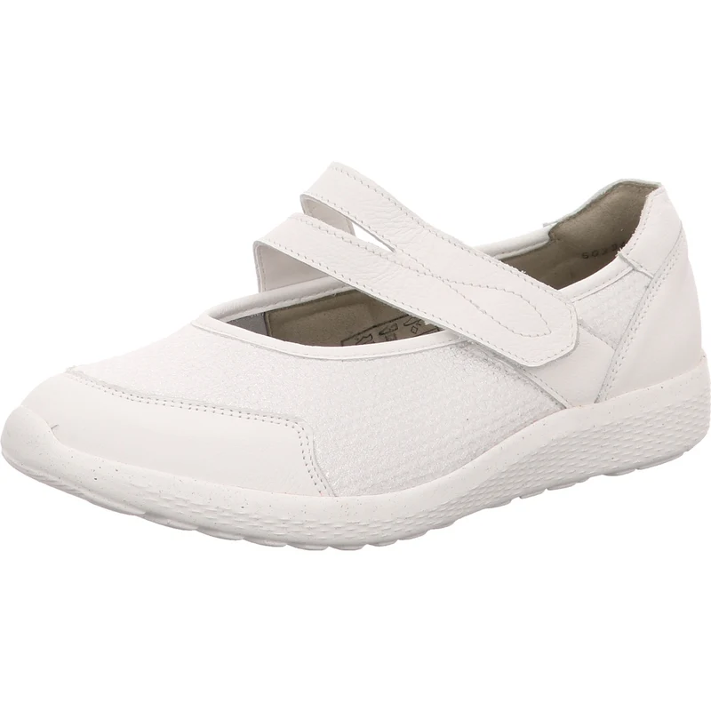 Waldläufer Slipper M-Ira weiß-kombi.