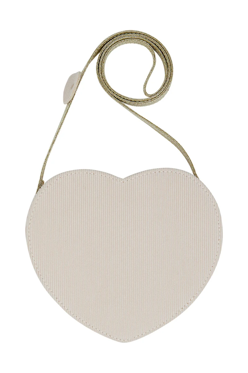 Kinderhandtasche zum Umhängen 'corduroy heart'