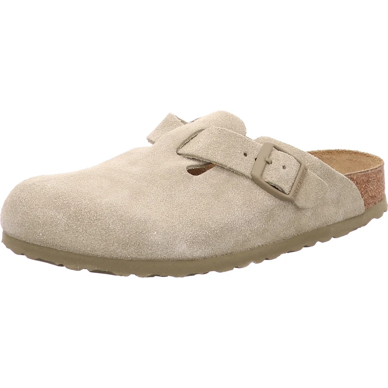Birkenstock Pantolette Boston khaki