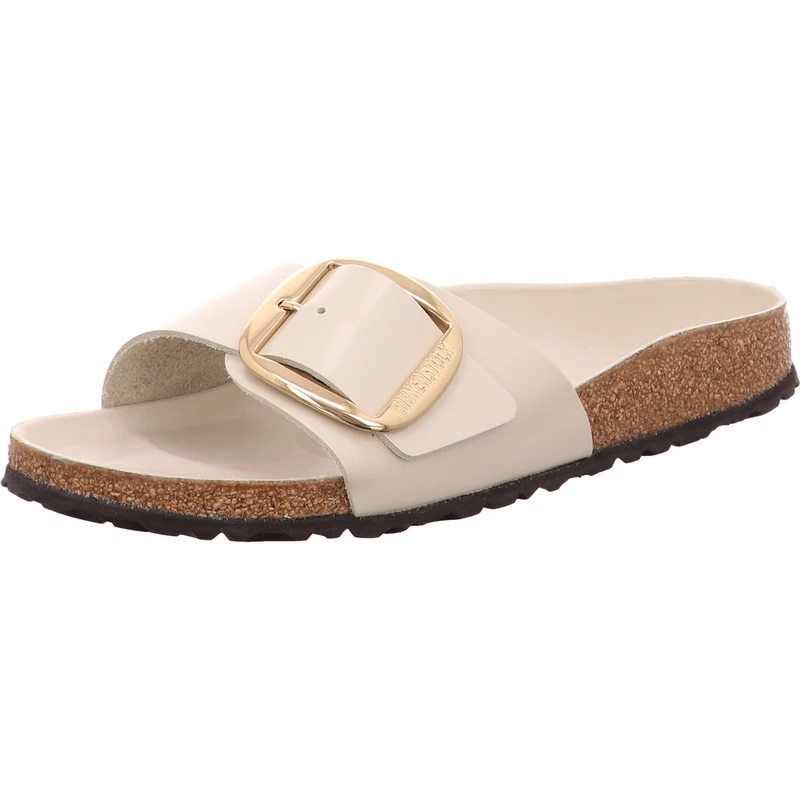 Birkenstock Pantolette Madrid Big Buckle grau