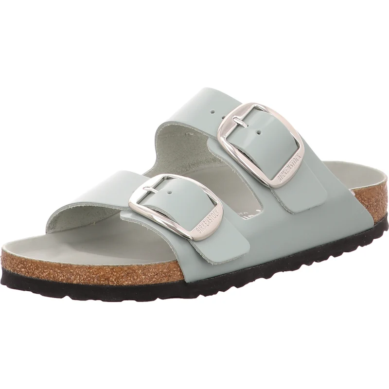 Birkenstock Pantolette Arizona Big Buckle h'grün