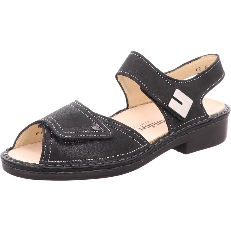 FinnComfort Sandale Luxor schwarz