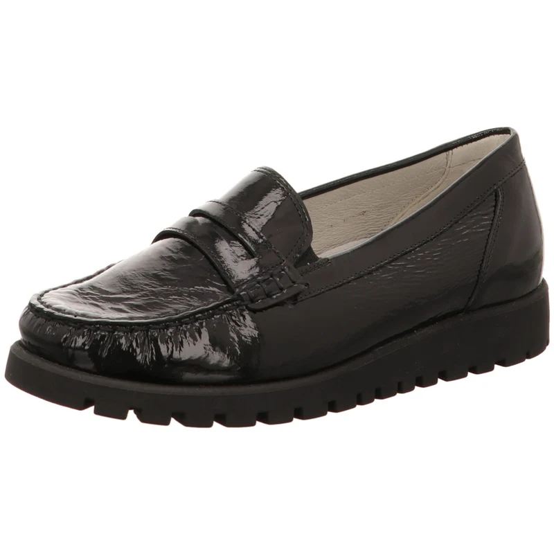 Waldläufer Slipper Hegli schwarz
