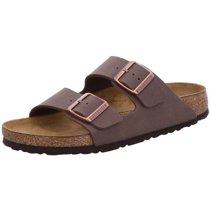 Birkenstock Pantolette Arizona d'braun