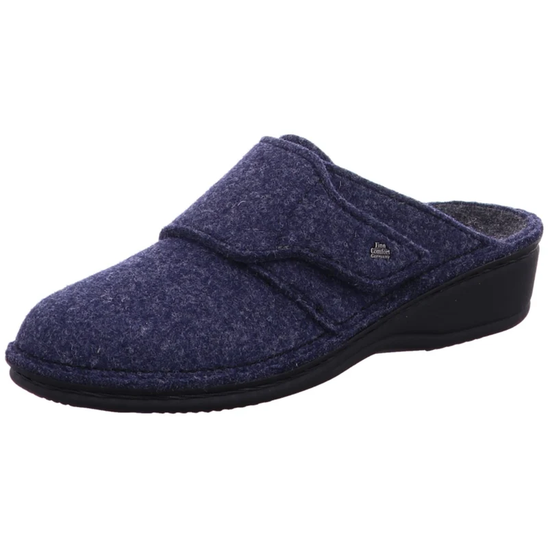 FinnComfort Hausschuh Andermatt d'blau
