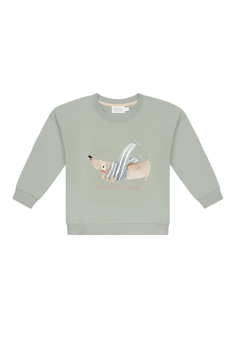 Unisex Oversized Sweatshirt Dackel 'adventure awaits'