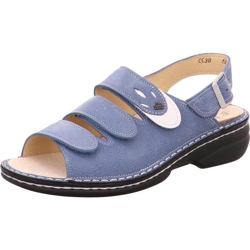 FinnComfort Sandale Saloniki blau