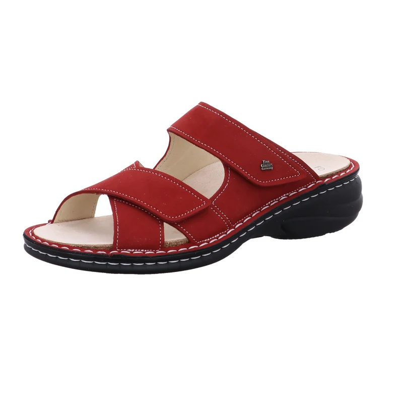FinnComfort Pantolette Melrose rot