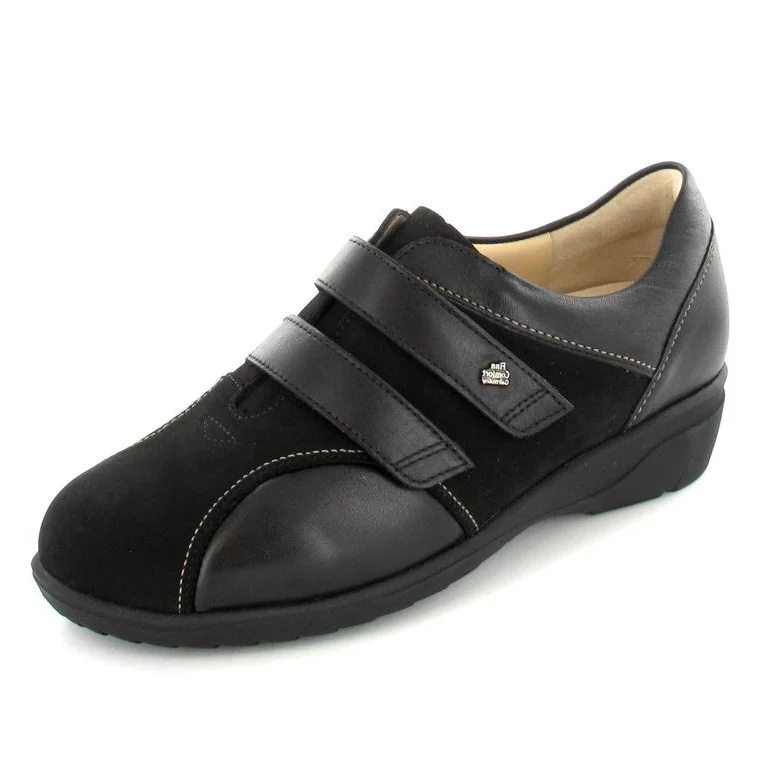 FinnComfort Slipper Lüttich schwarz
