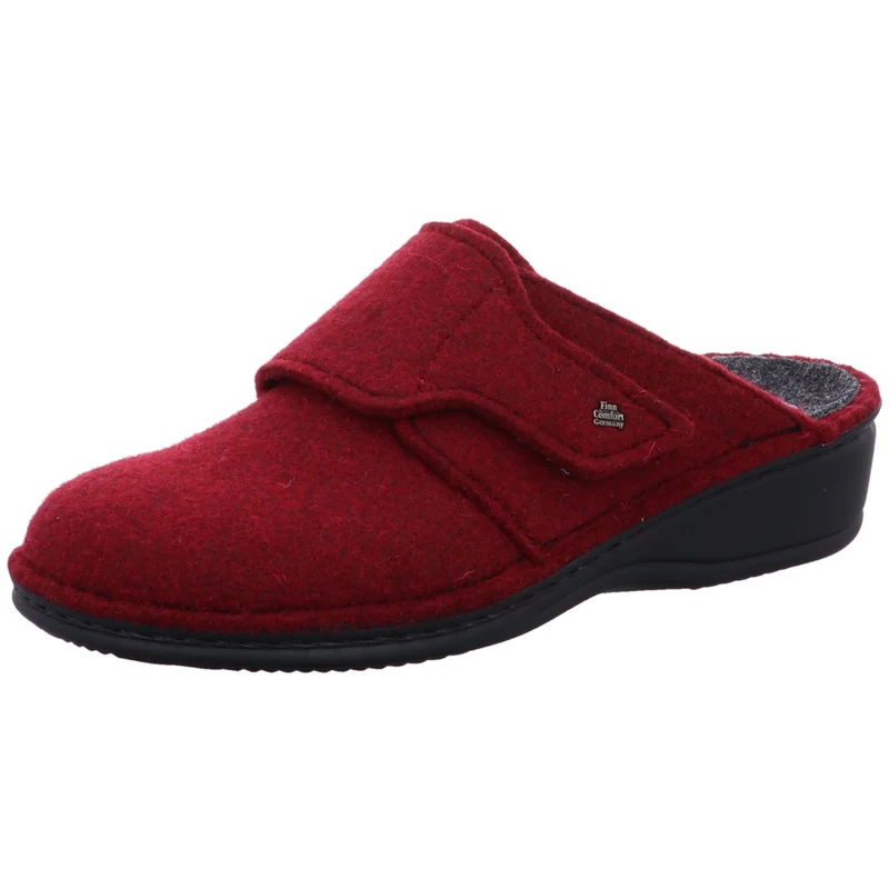 FinnComfort Hausschuh Andermatt bordo