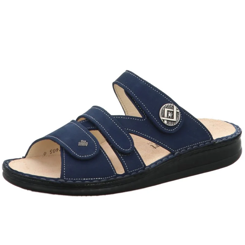 FinnComfort Pantolette Agueda blau