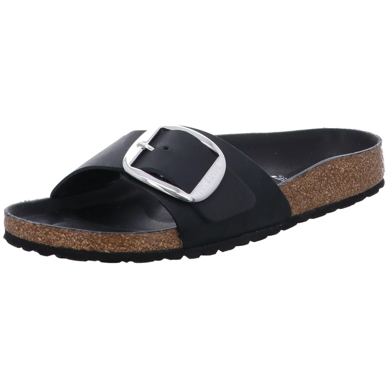 Birkenstock Pantolette Madrid Big Buckle schwarz