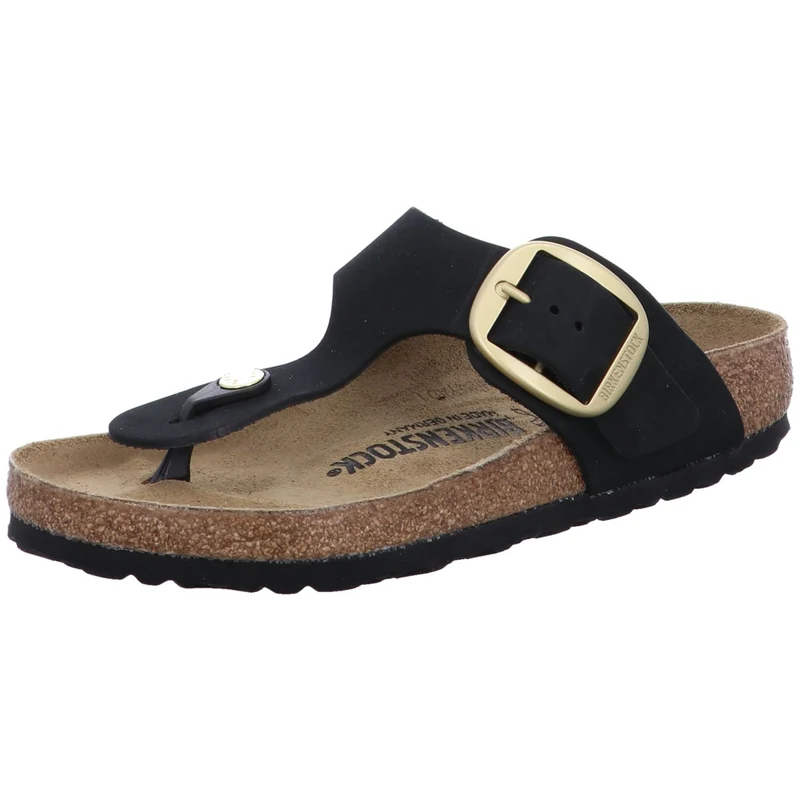 Birkenstock Pantolette Gizeh Big Buckle schwarz