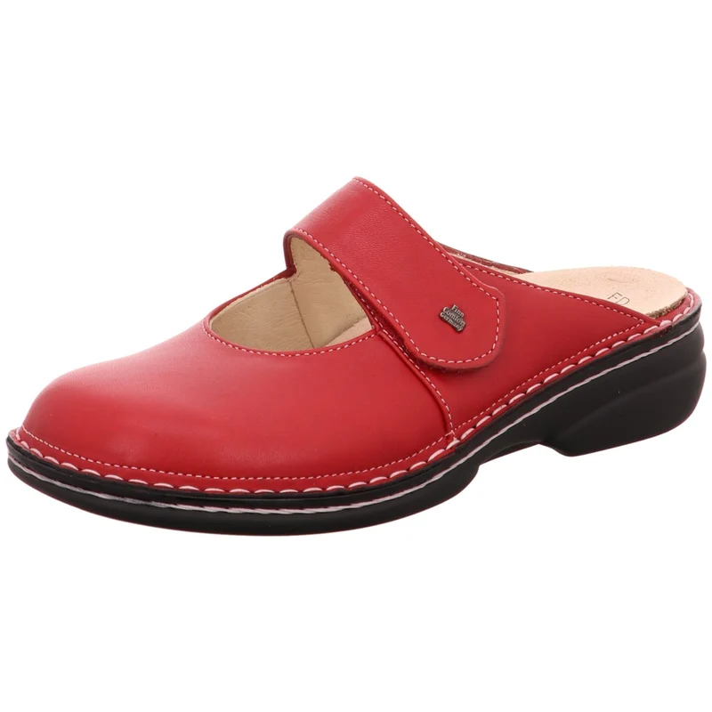 FinnComfort Pantolette Stanford rot