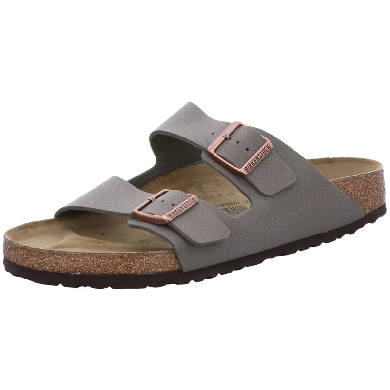 Birkenstock Pantolette Arizona grau