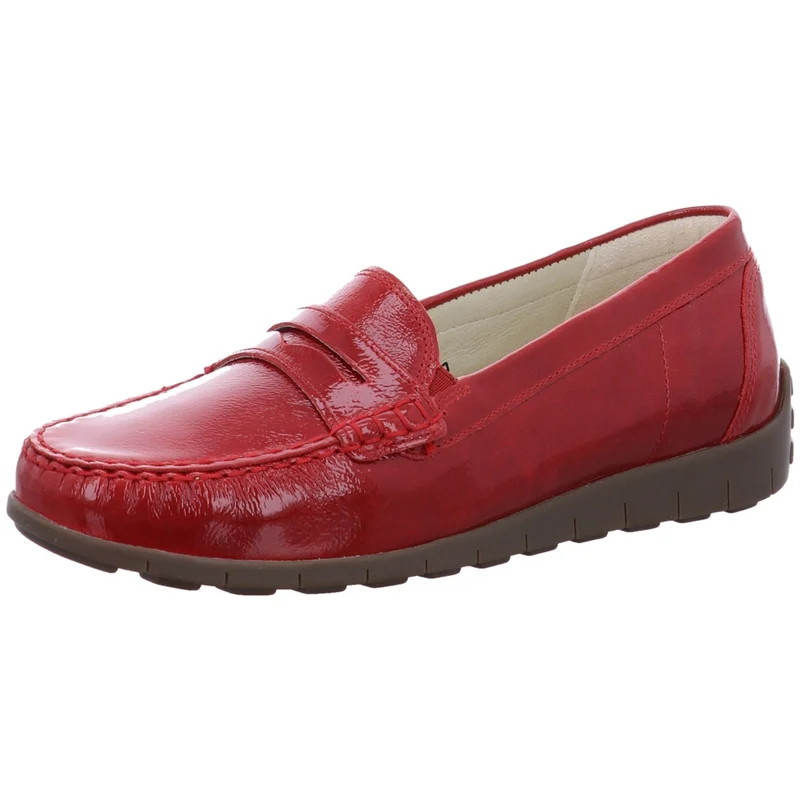 Waldläufer Slipper H-Lucy rot