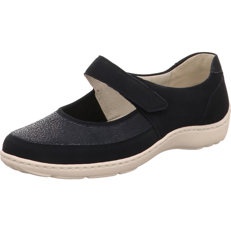 Waldläufer Slipper Henni blau