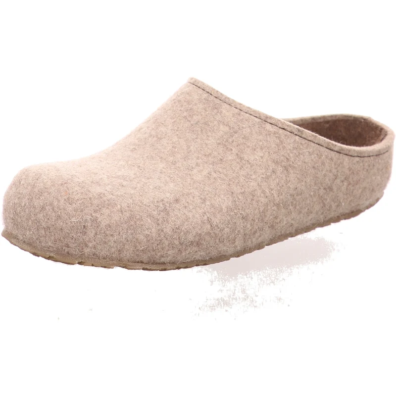 Haflinger Hausschuh Michl beige