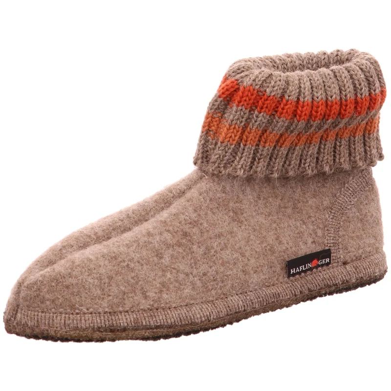 Haflinger Hausschuh Paul beige