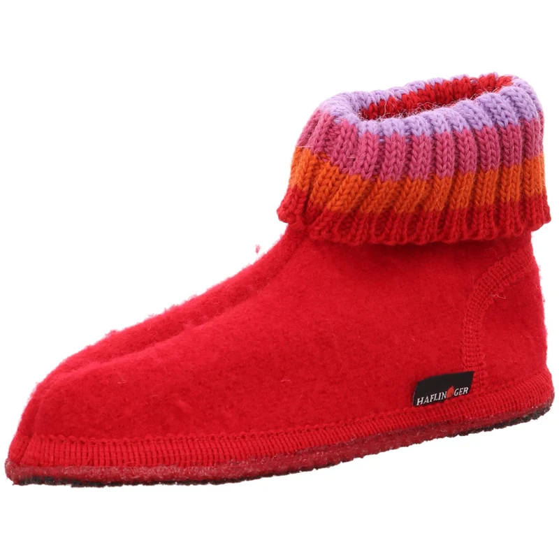 Haflinger Hausschuh Paul rot