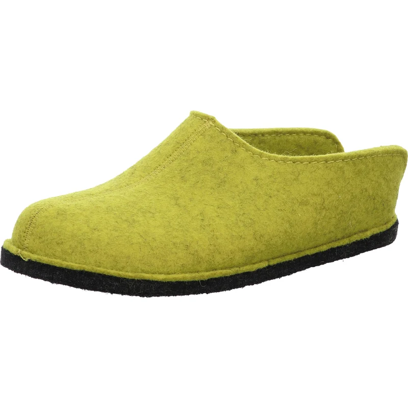 Haflinger Hausschuh Flair smiley gelb